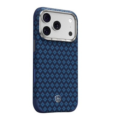 Benks ArmorGrid ArmorEdge X9 Series Kevlar Carbon Cover for Apple iPhone 18 Pro – M-Safe Charging Compatible with Raised Camera Bezel - 3