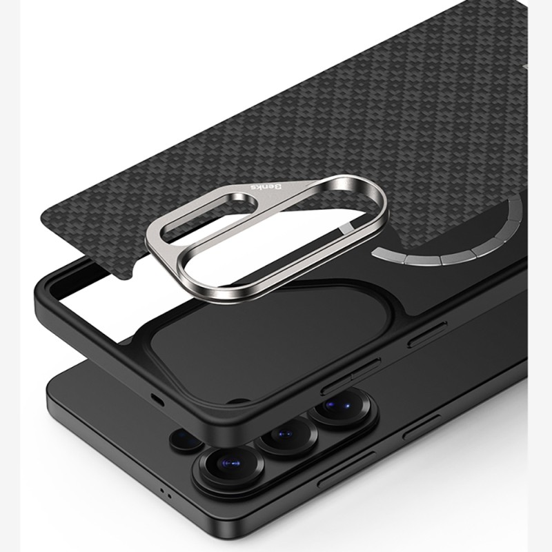 Benks ArmorPro ArmorGrid Series Kevlar Case for Galaxy S26 Ultra with M-Safe Charging Feature - 6