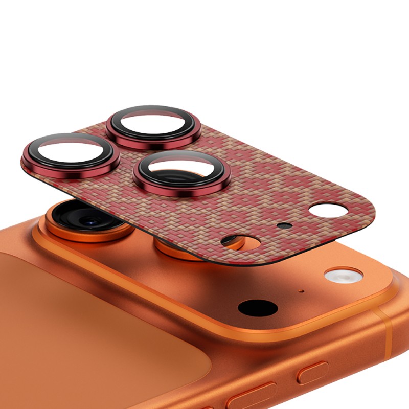 Benks ArmorWarrior ArmorGrid Series Kevlar Camera Lens Protector for Apple iPhone 17 Pro - 4