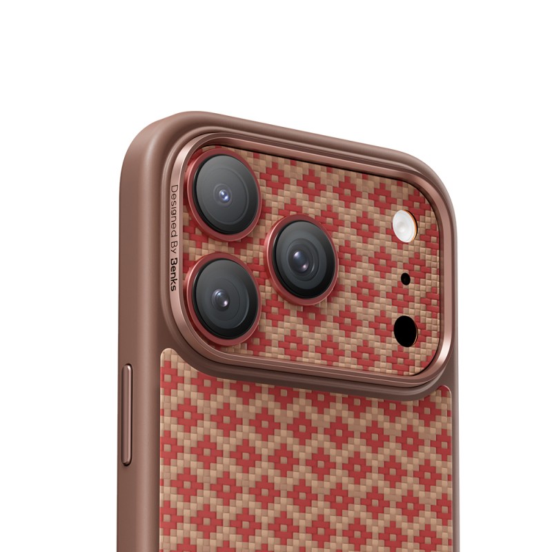 Benks ArmorWarrior ArmorGrid Series Kevlar Camera Lens Protector for Apple iPhone 17 Pro Max - 14