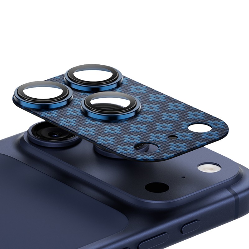 Benks ArmorWarrior ArmorGrid Series Kevlar Camera Lens Protector for Apple iPhone 17 Pro Max - 4