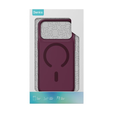 Benks C-Magnet Lucid ArmorPro Case with M-Safe Charging Feature for Apple iPhone 17 Pro - 3