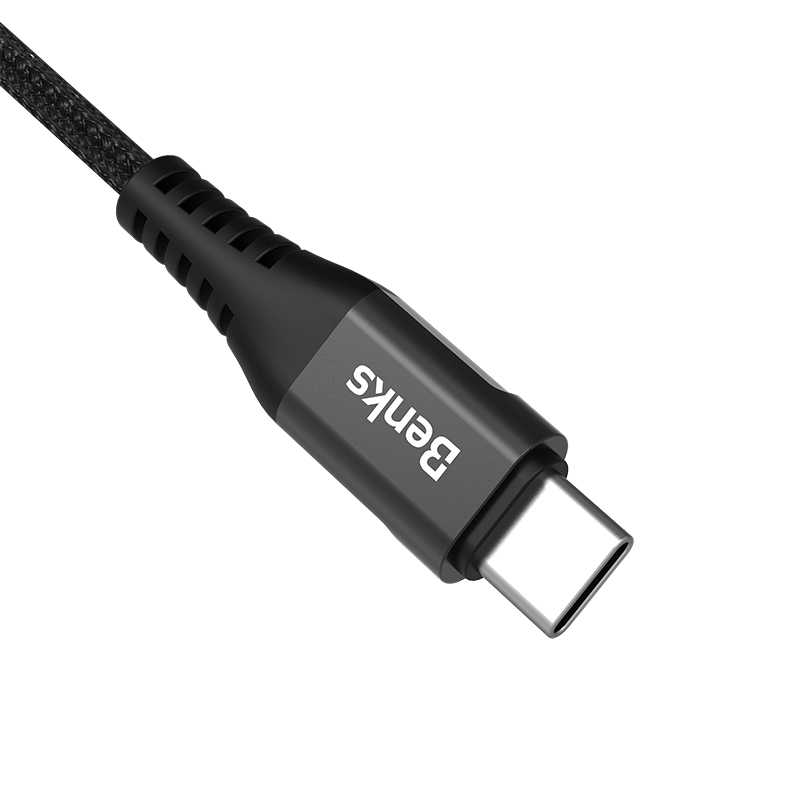 Benks D26 Type-C Usb Kablo 1.2M - Siyah