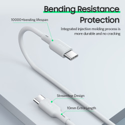 Benks D36 Type-C Fast Charging Usb Kablo 1.2m - Thumbnail