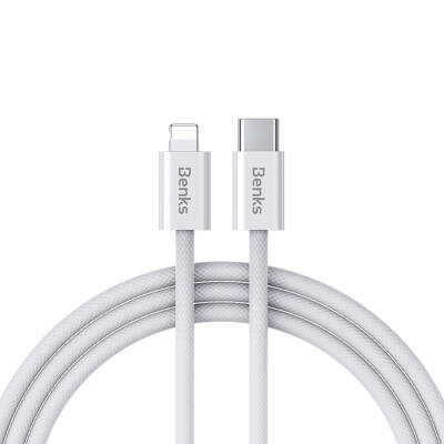 Benks D46 Type-C to Lightning PD 3.0 Braided Charging and Data Cable 60W 2 Meters - Benks