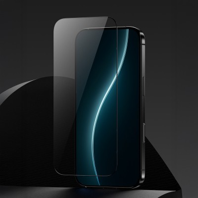 Benks Glass Warrior HD 0.3mm Ultra Thin 0.9mm Edge-Reinforced Tempered Glass Screen Protector for Apple iPhone 16 Pro + Easy Application Tool - 5
