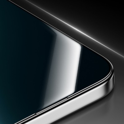 Benks Glass Warrior HD 0.3mm Ultra Thin 0.9mm Edge-Reinforced Tempered Glass Screen Protector for Apple iPhone 16 Pro + Easy Application Tool - 7