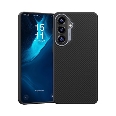 Benks Hybrid ArmorPro 600D Kevlar Case for Galaxy S26 with Carbon Fiber and M-safe Charging Feature - 3