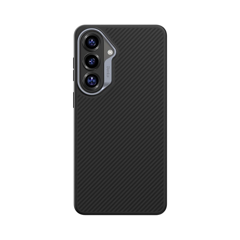 Benks Hybrid ArmorPro 600D Kevlar Case for Galaxy S26 with Carbon Fiber and M-safe Charging Feature - 1