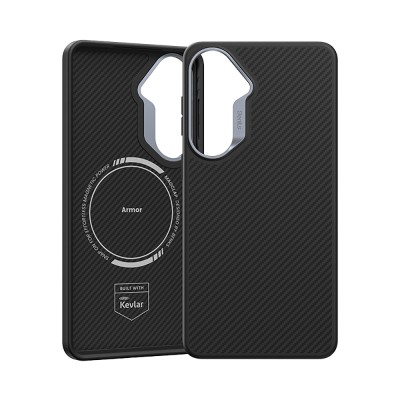 Benks Hybrid ArmorPro 600D Kevlar Case for Galaxy S26 with Carbon Fiber and M-safe Charging Feature - 4