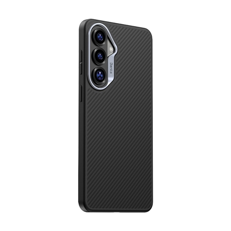 Benks Hybrid ArmorPro 600D Kevlar Case for Galaxy S26 with Carbon Fiber and M-safe Charging Feature - 2