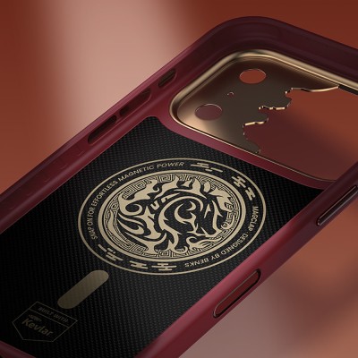 Benks Knight ArmorPro Kevlar Case for Apple iPhone 17 Pro Max with M-safe Charging Feature and Carbon Fiber Design. - 11