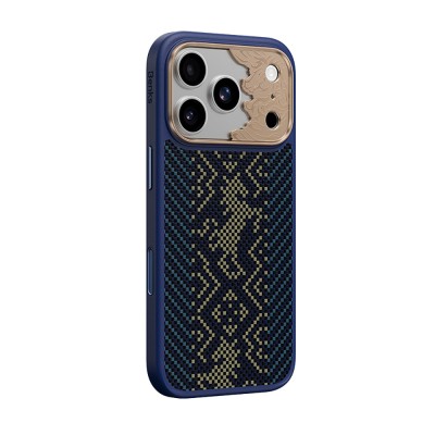 Benks Knight ArmorPro Kevlar Case for Apple iPhone 17 Pro Max with M-safe Charging Feature and Carbon Fiber Design. - 2