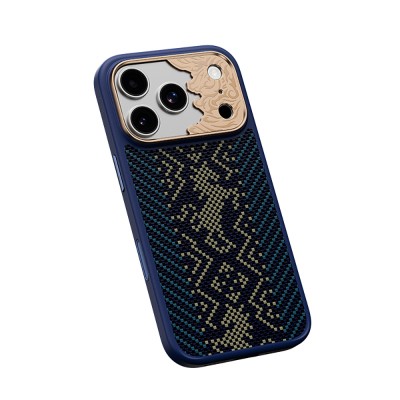 Benks Knight ArmorPro Kevlar Case for Apple iPhone 17 Pro Max with M-safe Charging Feature and Carbon Fiber Design. - 24
