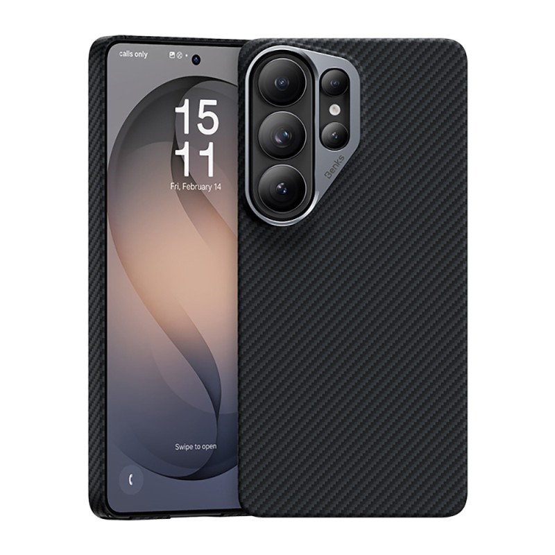 Benks M-safe Galaxy S26 Ultra Case with Charging Feature, Magnetic ArmorAir 600D Kevlar Fiber Cover - 3