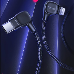 Benks M15 MFI Dual Right-Angle Fast Charging Kablo - Benks