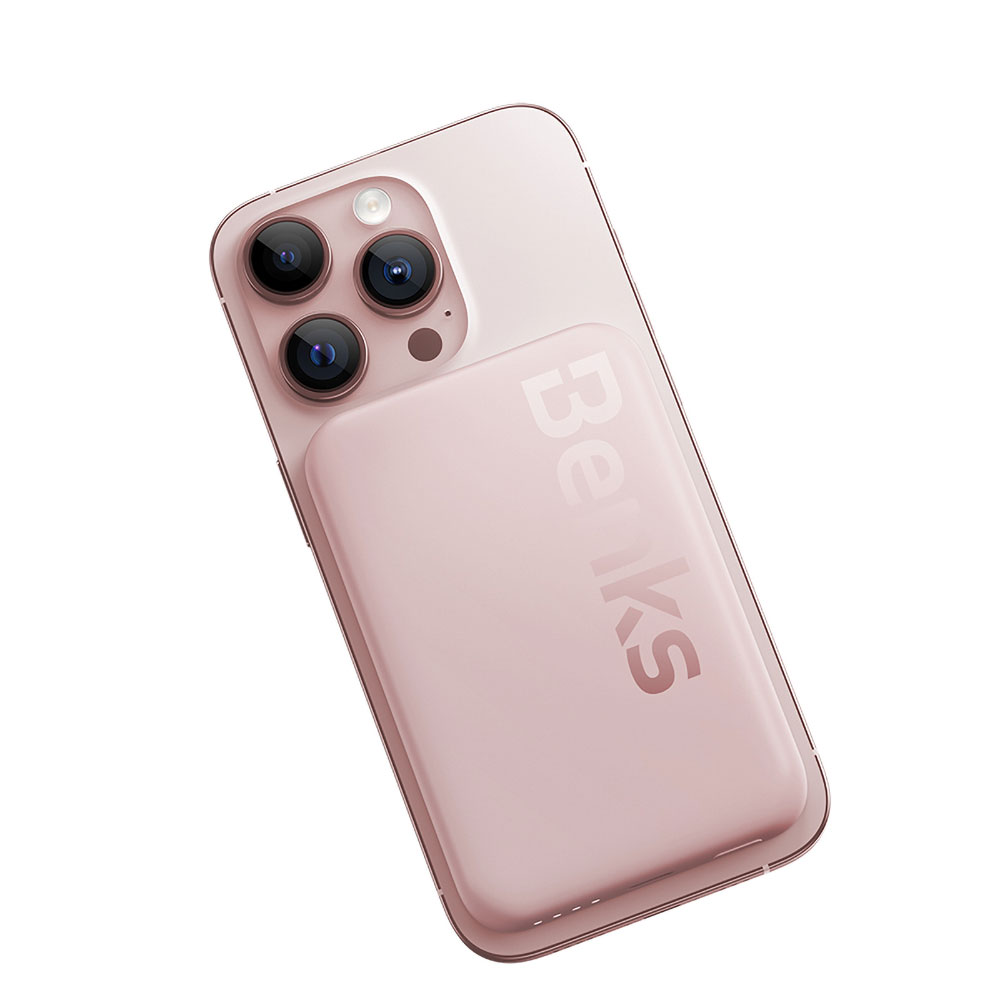 Benks MP10 M-safe Magnetik İnce Tasarımlı Powerbank 6000mAh - Pembe