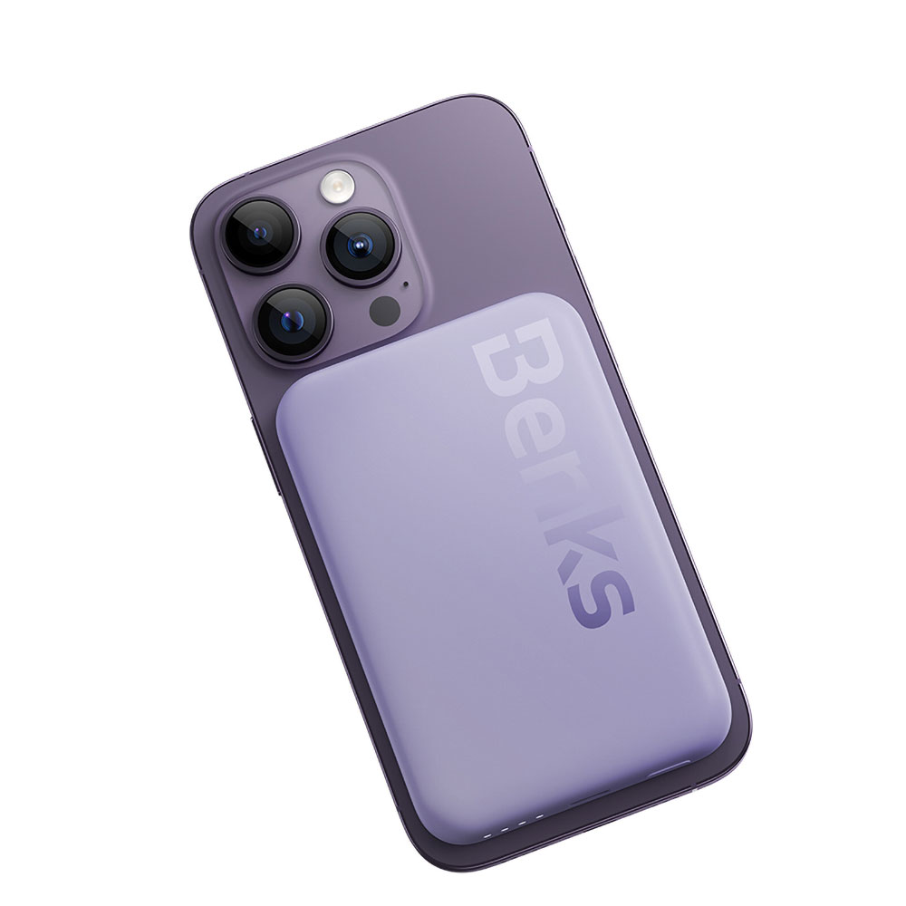 Benks MP10 M-safe Magnetik İnce Tasarımlı Powerbank 6000mAh - Mor