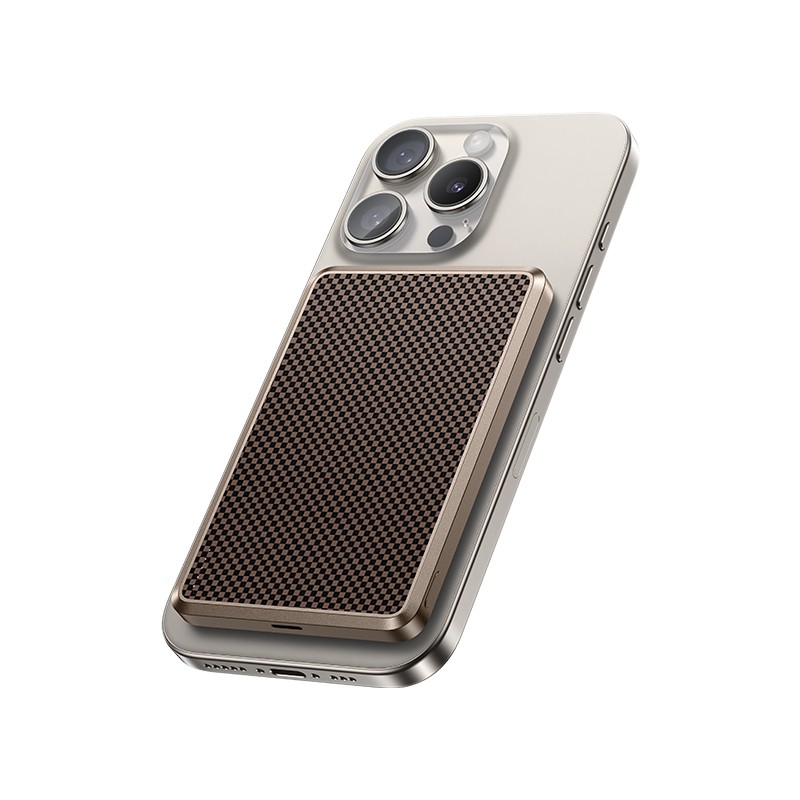 Benks MP16 ArmorGo M-safe Charging Ultra Thin ArmorTint Series Aramid Fiber Powerbank 15W 10000mAh - 3