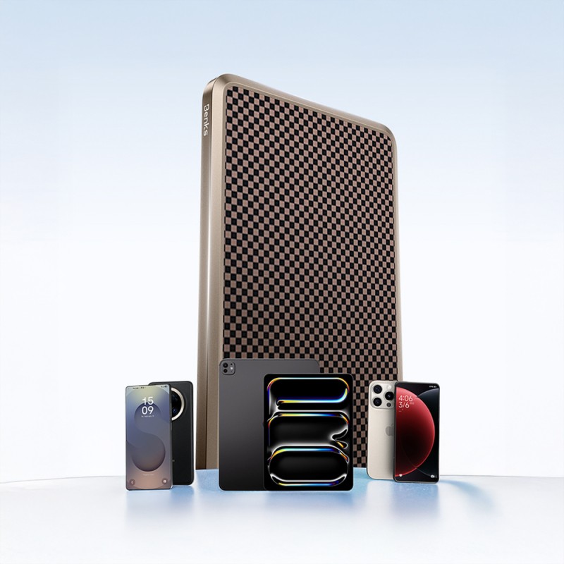 Benks MP16 ArmorGo M-safe Şarj Özellikli Ultra İnce ArmorTint Serisi Aramid Fiber Powerbank 15W 10000mAh - 6