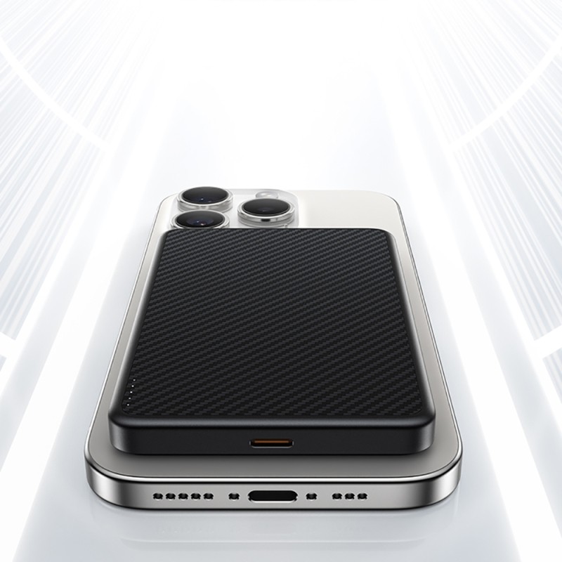 Benks MP17 ArmorGo M-safe Charging Feature 600D Aramid Fiber Qi2 Technology Powerbank 15W 10000mAh - 10