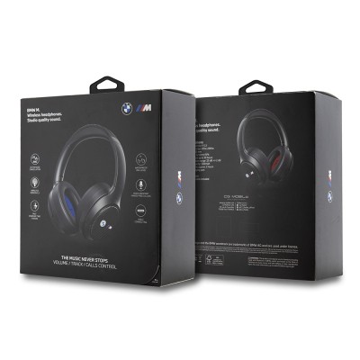 BMW M Edition Original Licensed Foldable Adjustable ANC Featured Over-Ear Bluetooth Headset v5.3 - 5