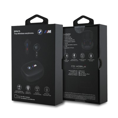 BMW Original Licensed ENC Featured Earbud TWS Bluetooth Headphones M Edition Print Logo v5.3 - 7