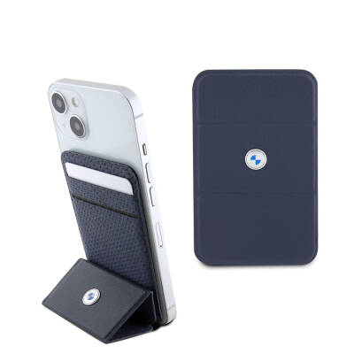 BMW Original Licensed Metal Logo Magnetic Stand Card Holder - BMW
