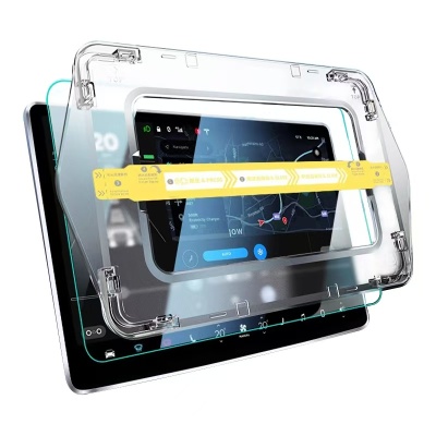 BYD 12.8 inch Car Multimedia Screen Protector Zore Premium Tempered Glass Screen Protector with Application Tool - Zore