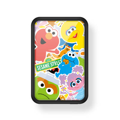 Casebang MP12 Battery Pack Sesame Street Serisi Kablosuz Taşınabilir Powerbank 6000mAh - Casebang