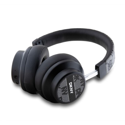 DKNY Original Licensed ENC Feature PU Logo Patterned Over-Ear Bluetooth Headphones - 4