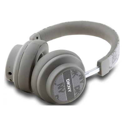 DKNY Original Licensed ENC Feature PU Logo Patterned Over-Ear Bluetooth Headphones - 7