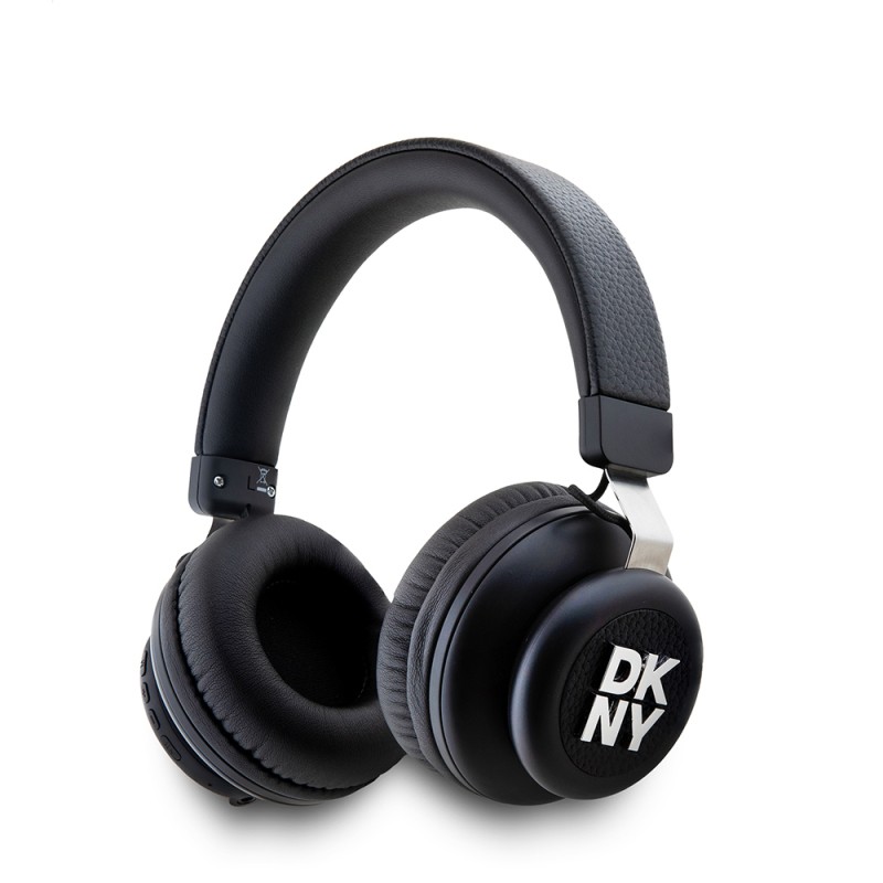 DKNY Orjinal Lisanslı PU Metal Logolu Kulak Üstü Bluetooth Kulaklık - 1