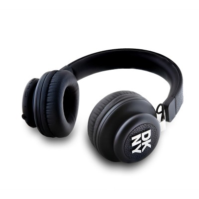 DKNY Orjinal Lisanslı PU Metal Logolu Kulak Üstü Bluetooth Kulaklık - 3