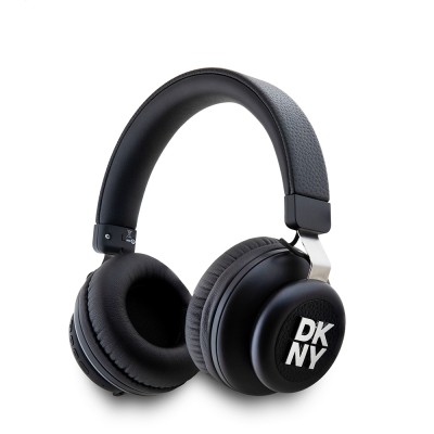 DKNY Orjinal Lisanslı PU Metal Logolu Kulak Üstü Bluetooth Kulaklık - 2