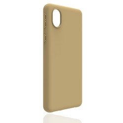 Galaxy A01 Core Case Zore Biye Silicon Gold