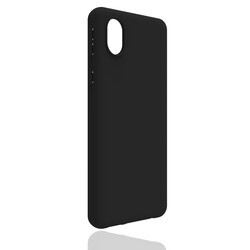 Galaxy A01 Core Kılıf Zore Biye Silikon Siyah