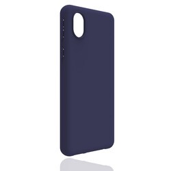 Galaxy A01 Core Kılıf Zore Biye Silikon Lacivert