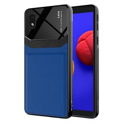 Galaxy A01 Core Kılıf Zore Emiks Kapak Lacivert