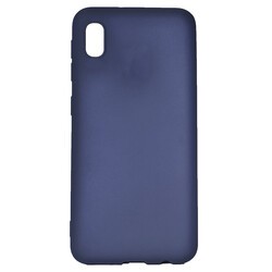 Galaxy A01 Core Kılıf Zore Premier Silikon Kapak Lacivert