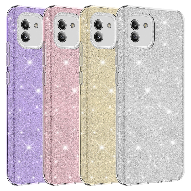 Galaxy A03 Kılıf Zore Shining Silikon