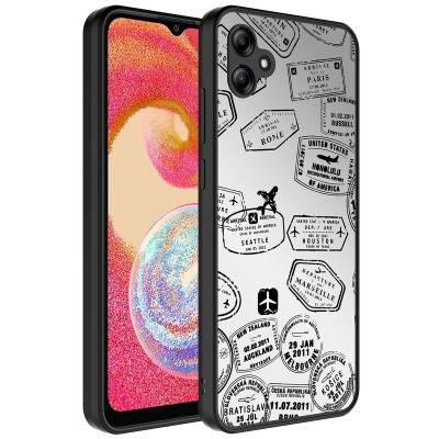 Galaxy A04E Kılıf Aynalı Desenli Kamera Korumalı Parlak Zore Mirror Kapak - 7