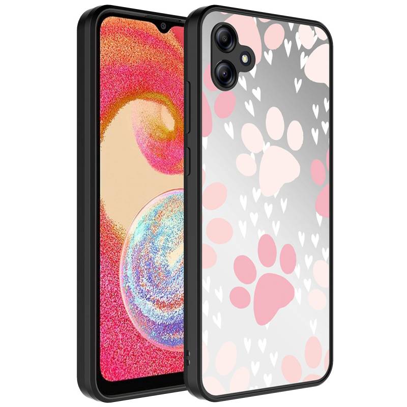 Galaxy A04E Kılıf Aynalı Desenli Kamera Korumalı Parlak Zore Mirror Kapak - 8
