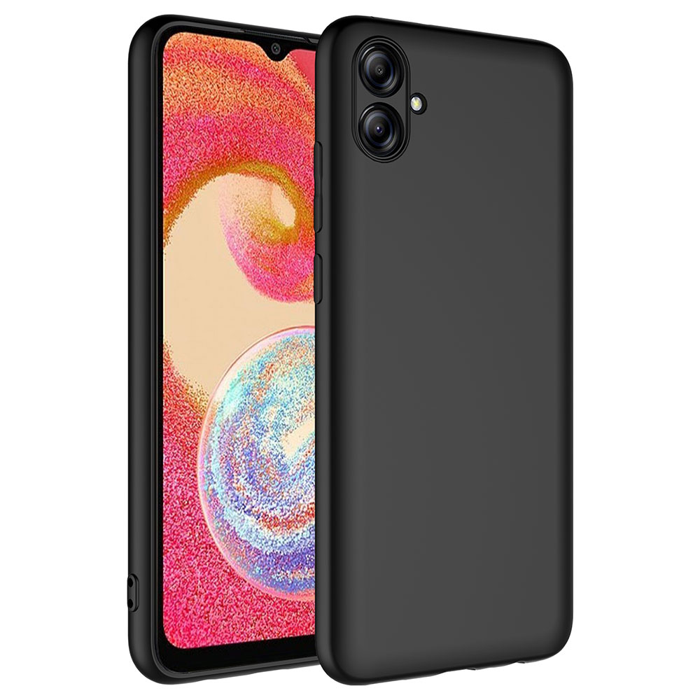 Galaxy A04E Kılıf Zore Mara Lansman Kapak - Siyah