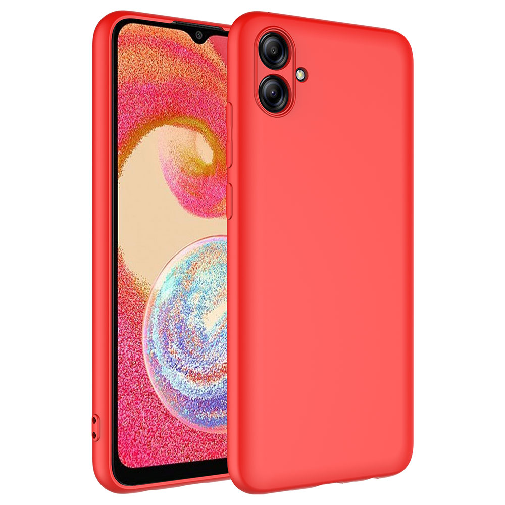 Galaxy A04E Kılıf Zore Mara Lansman Kapak - Kırmızı