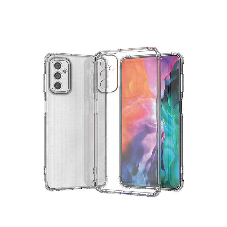 Galaxy A04S Kılıf Zore 2mm Anti Shock Silikon - Renksiz
