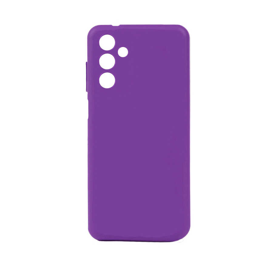 Galaxy A04S Kılıf Zore Biye Silikon - Mor