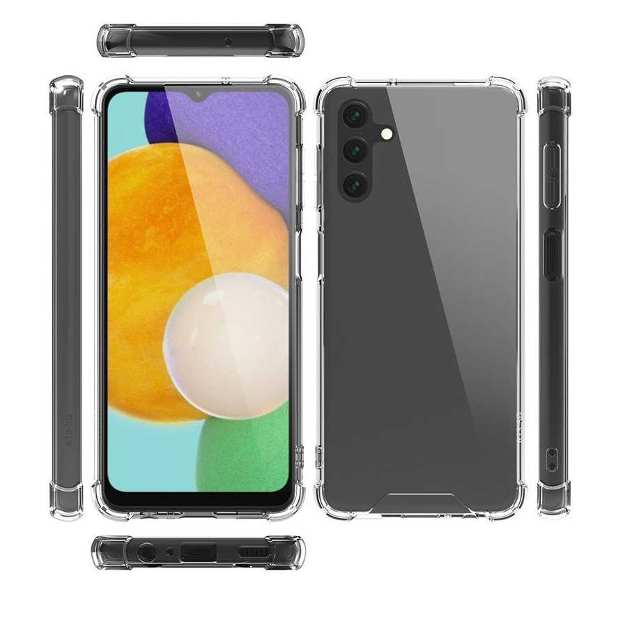 Galaxy A04S Kılıf Zore Nitro Anti Shock Silikon - Renksiz