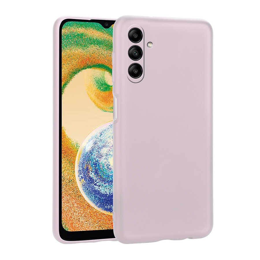 Galaxy A04S Kılıf Zore Premier Silikon Kapak - Rose Gold