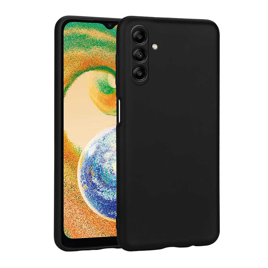 Galaxy A04S Kılıf Zore Premier Silikon Kapak - Siyah